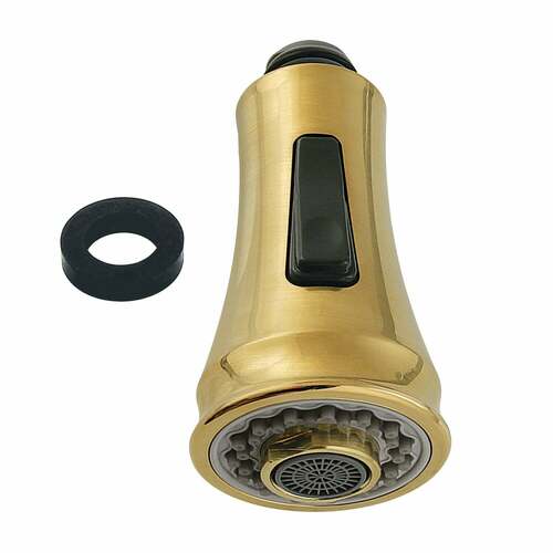 Kingston Brass KDH8817 Gourmet Scape 2-Function Pull-Down Kitchen Faucet Sprayer, Brushed Brass