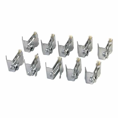 Kingston Brass KDSHDWR10 Gourmetier Stainless Steel Sink Mounting Clips, Silver