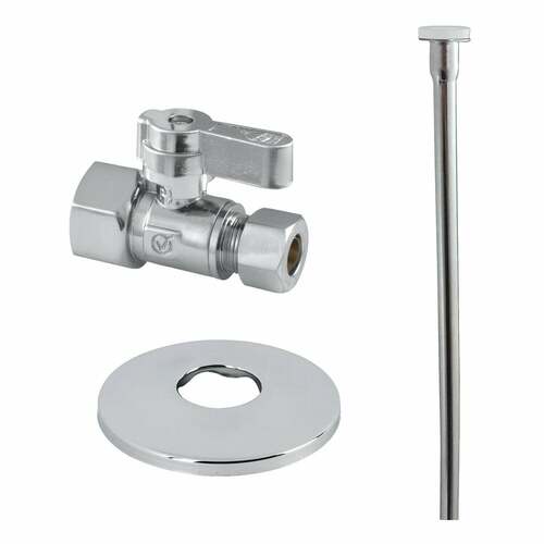 Kingston Brass KF43151TKF20 Toilet Supply Kit, 1/2