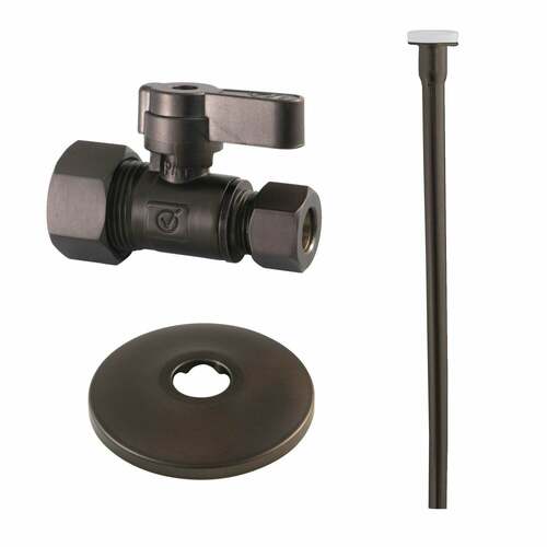 Kingston Brass KF53355TKF20 Toilet Supply Kit, 5/8