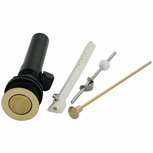 Kingston Brass KP1002 Polished Brass Plastic Pop-Up Drain with Overflow