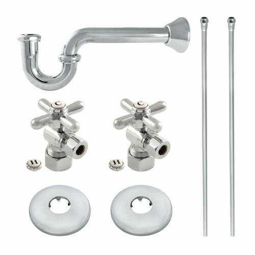 Kingston Brass KPK301 Trimscape Traditional Plumbing Supply Kit, Polished Chrome