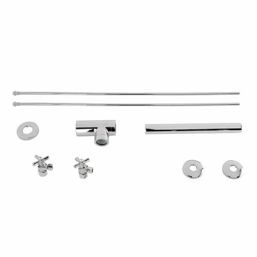 Kingston Brass KPK801P Trimscape Modern Sink Trim Kit with Bottle Trap, Polished Chrome