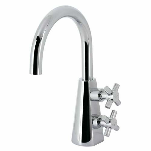 Kingston Brass KS2291DX Constantine Two-Handle Single-Hole Bathroom Faucet, Polished Chrome