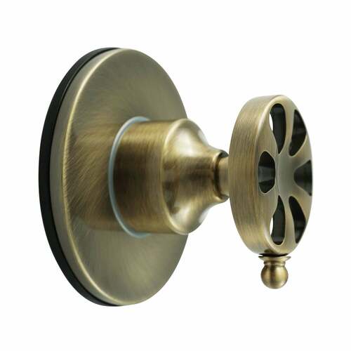 Kingston Brass KS3033RX Belknap Single-Handle Three-Way Diverter Valve, Antique Brass Trim Kit