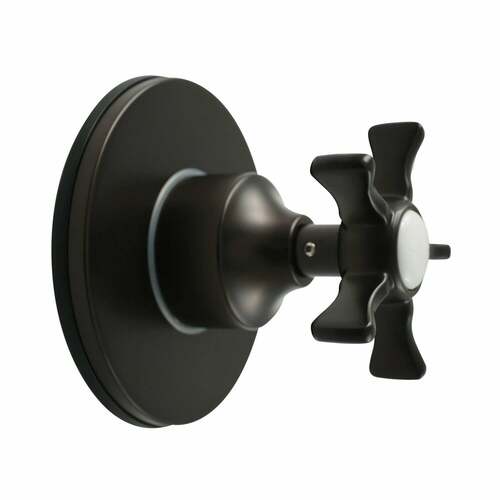 Kingston Brass KS3035NX Hamilton Single-Handle Diverter Valve with Round Trim, Oil Rubbed Bronze