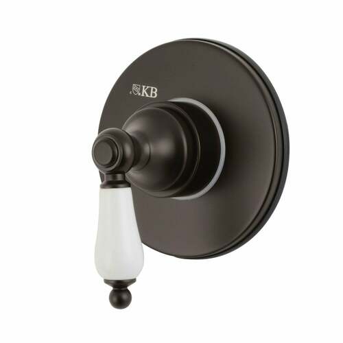 Kingston Brass KS3035PL Oil Rubbed Bronze Single-Handle 3-Way Diverter Valve with Trim Kit
