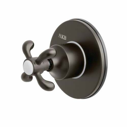 Kingston Brass KS3035TX Oil Rubbed Bronze Single-Handle Three-Way Diverter Valve with Trim Kit