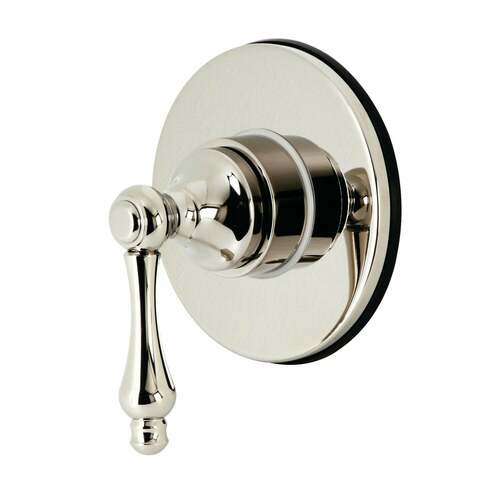 Kingston Brass KS3036AL Polished Nickel Single-Handle Three-Way Diverter Valve with Trim Kit