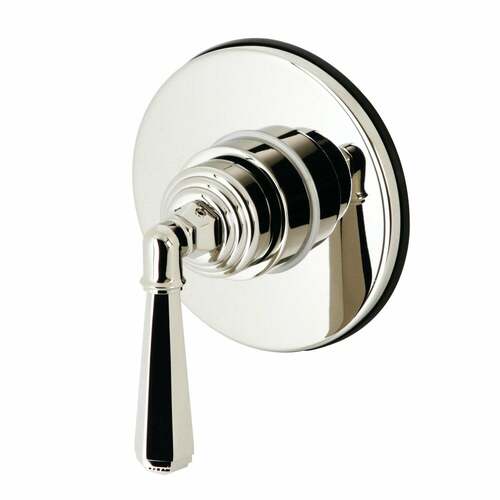 Kingston Brass KS3036HL Polished Nickel Single-Handle Three-Way Diverter Valve with Trim Kit