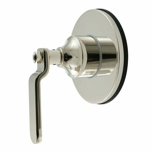 Kingston Brass KS3036KL Whitaker Single-Handle Three-Way Diverter Valve with Trim Kit, Polished Nickel