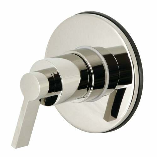 Kingston Brass KS3036NDL NuvoFusion Single-Handle Three-Way Diverter Valve, Polished Nickel Trim Kit