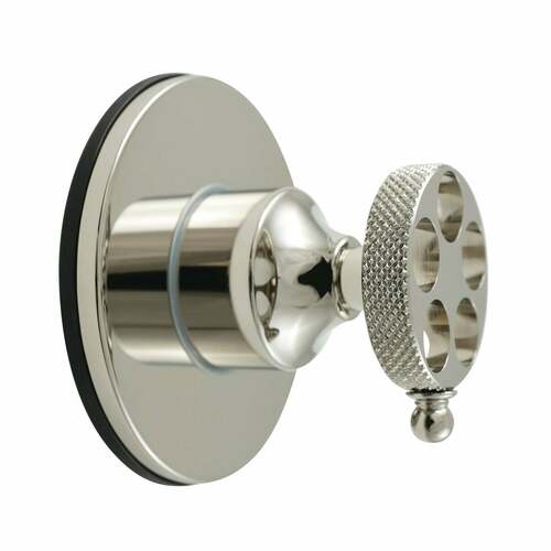 Kingston Brass KS3036RKX Webb Single-Handle Three-Way Diverter Valve with Trim Kit, Polished Nickel