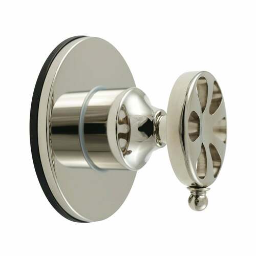 Kingston Brass KS3036RX Belknap Single-Handle Three-Way Diverter Valve with Trim Kit, Polished Nickel