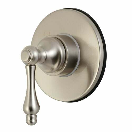 Kingston Brass KS3038AL Brushed Nickel Single-Handle Three-Way Diverter Valve with Trim Kit