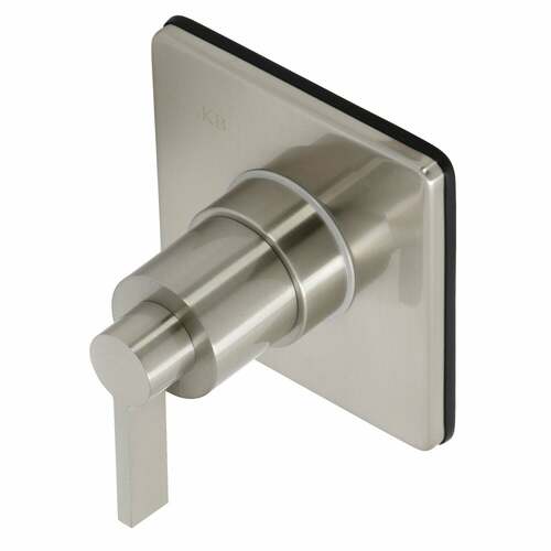 Kingston Brass KS3048NDL NuvoFusion Single-Handle Diverter Valve with Square Trim, Brushed Nickel