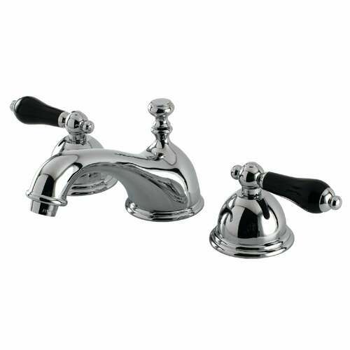 Kingston Brass KS3961PKL Duchess Widespread Bathroom Faucet, Brass Pop-Up, Polished Chrome