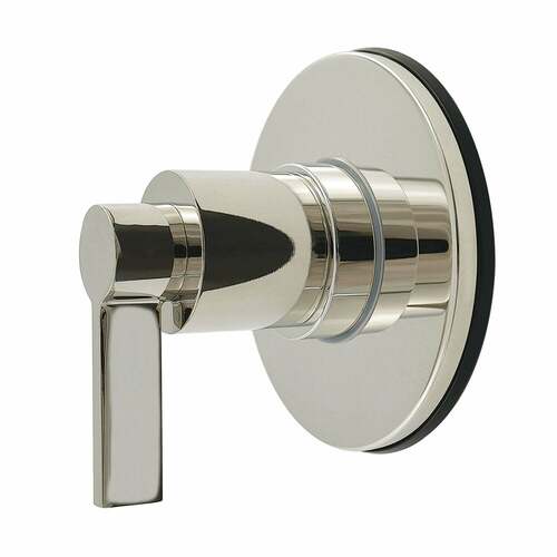 Kingston Brass KS4036NDL NuvoFusion Single-Handle Diverter Valve Round Trim Kit, Polished Nickel