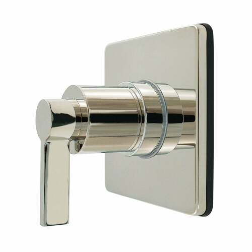 Kingston Brass KS4046NDL NuvoFusion Single-Handle Diverter Valve with Square Trim, Polished Nickel