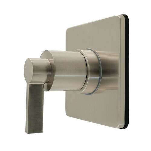 Kingston Brass KS4048NDL NuvoFusion Single-Handle Diverter Valve with Square Trim, Brushed Nickel
