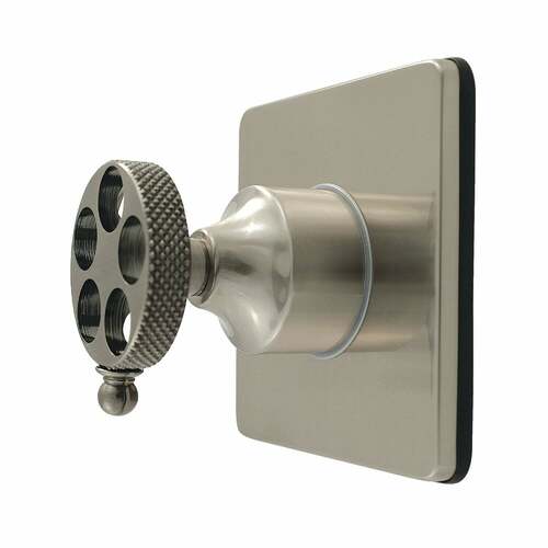 Kingston Brass KS4048RKX Webb Single-Handle Six-Way Diverter Valve, Brushed Nickel Trim Kit