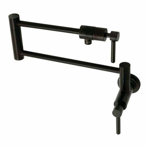 Kingston Brass KS4105DL Concord Wall Mount Pot Filler Faucet, Oil Rubbed Bronze