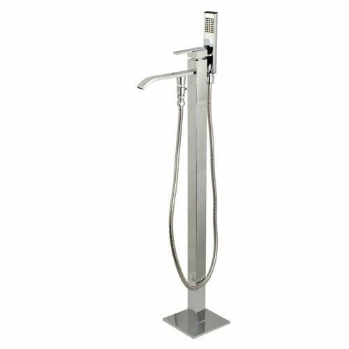 Kingston Brass KS4131QLL Executive Freestanding Tub Faucet with Hand Shower, Chrome