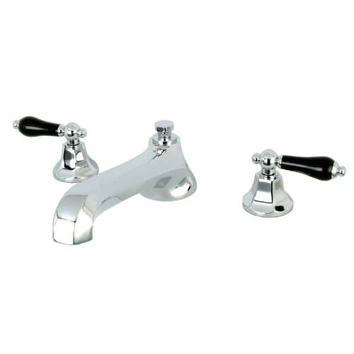 Kingston Brass KS4301PKL Duchess Polished Chrome Two-Handle Deck Mount Roman Tub Faucet
