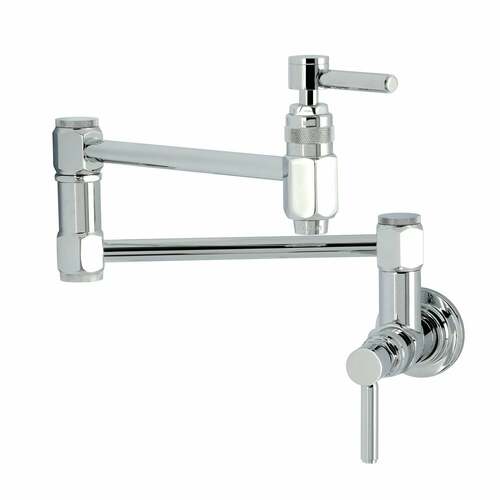 Kingston Brass KS5101DL Concord Wall-Mount Pot Filler Faucet, Polished Chrome