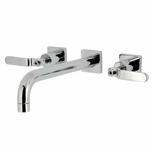 Kingston Brass KS6021KL Whitaker Two-Handle Wall-Mount Roman Tub Faucet, Polished Chrome