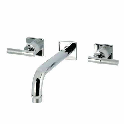 Kingston Brass KS6021KNL Convergent Wall Mount Roman Tub Faucet, 2-Handle, Polished Chrome