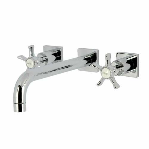 Kingston Brass KS6021NX Hamilton Two-Handle Wall Mount Roman Tub Faucet - Polished Chrome