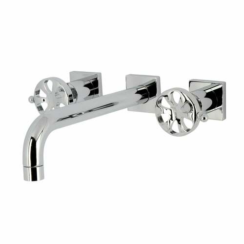 Kingston Brass KS6021RX Belknap Two-Handle Wall-Mount Roman Tub Faucet, Polished Chrome