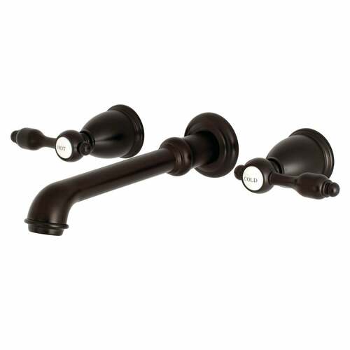 Kingston Brass KS7025TAL Tudor Wall-Mount Roman Tub Faucet, Oil Rubbed Bronze