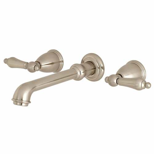 Kingston Brass KS7028AL English Country Wall Mount Roman Tub Faucet, Brushed Nickel
