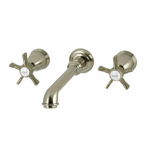 Kingston Brass KS7028NX Hamilton Wall Mount Roman Tub Faucet, Brushed Nickel
