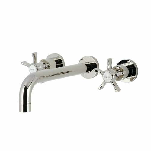 Kingston Brass KS8026NX Hamilton Wall Mount Roman Tub Faucet, Polished Nickel