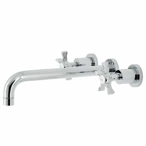Kingston Brass KS8051NX Hamilton Two-Handle Wall Mount Roman Tub Faucet, Polished Chrome