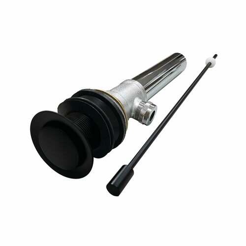 Kingston Brass KS8100MB Fauceture Matte Black Pop-Up Drain without Overflow