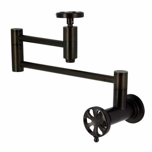 Kingston Brass KS8105RX Belknap Wall Mount Pot Filler Faucet - Oil Rubbed Bronze