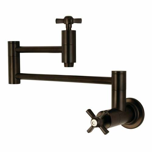 Kingston Brass KS8105ZX Millennium Wall Mount Pot Filler Faucet - Oil Rubbed Bronze
