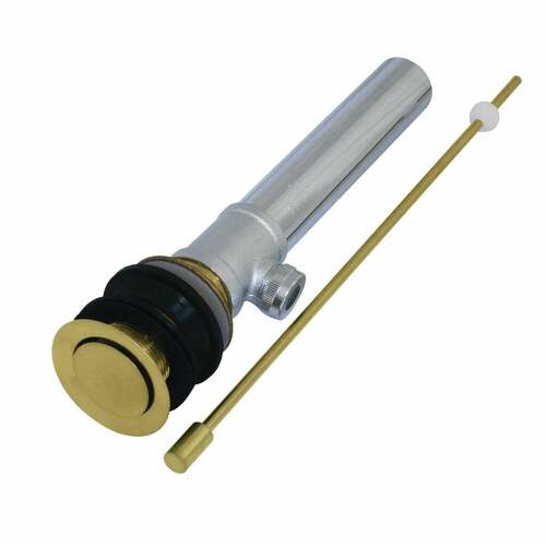 Kingston Brass KS8107 Fauceture Brushed Brass Pop-Up Drain without Overflow