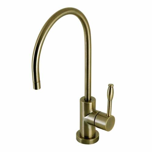 Kingston Brass KS8193NKL Nustudio Antique Brass Single-Handle Cold Water Filtration Faucet