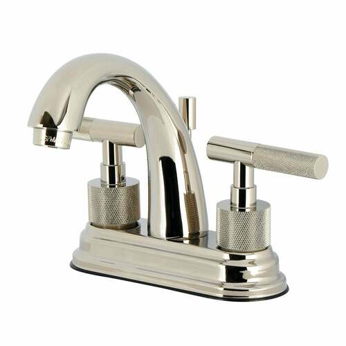 Kingston Brass KS8616KNL Convergent Knurled Double-Handle 4