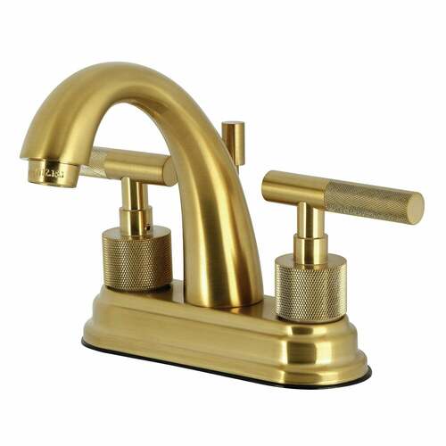 Kingston Brass KS8617KNL Convergent Knurled Double-Handle 4