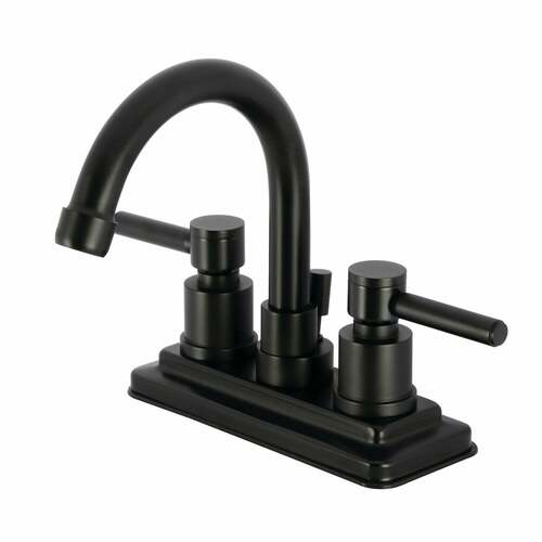 Kingston Brass KS8660DL Concord Matte Black Double-Handle 4