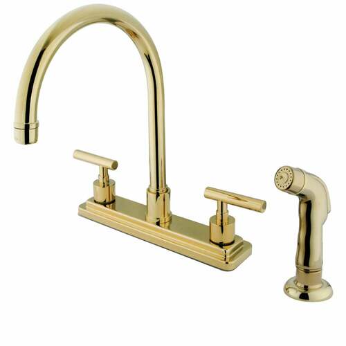 Kingston Brass KS8792CML Manhattan Double-Handle 8