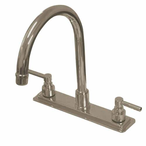 Kingston Brass KS8798ELLS Elinvar Brushed Nickel Double-Handle 8