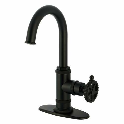 Kingston Brass KSD8500CG Fuller Matte Black Single-Handle Bar Faucet