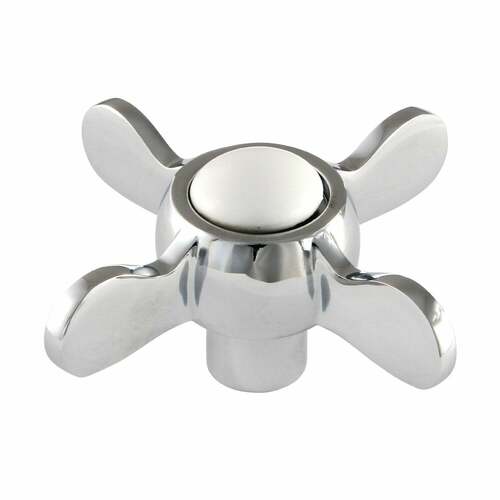 Kingston Brass KSDH285C Brass Cross Handle Diverter for Tub Shower Faucet, Polished Chrome
